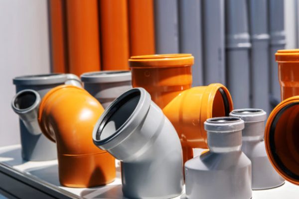 Sewer,Pvc,Fittings.,Various,Parts,Of,Large,Diameters,For,Pipeline